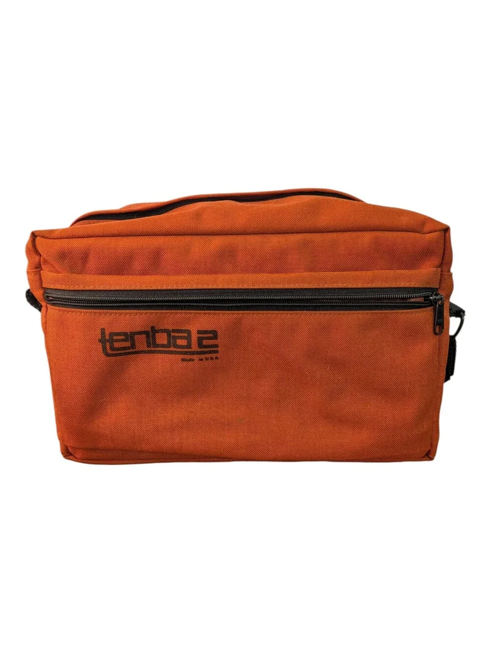Tenba 2 Camera Bag Orange W Strap Padded Dividers DSLR Mirrorless 13”x4”x8.5”